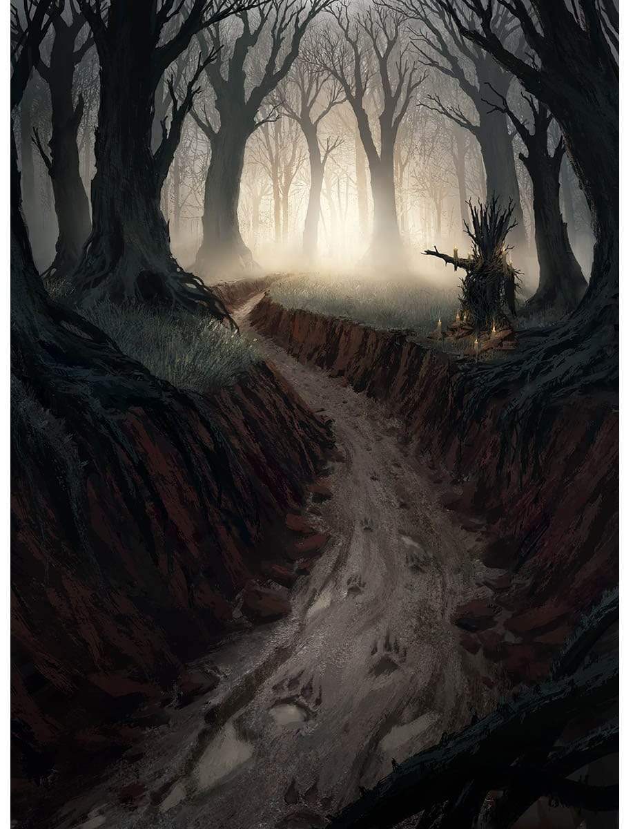落石の谷間（Piotr Dura）イニストラード：真夜中の狩り特殊カードより【取り寄せ商品】