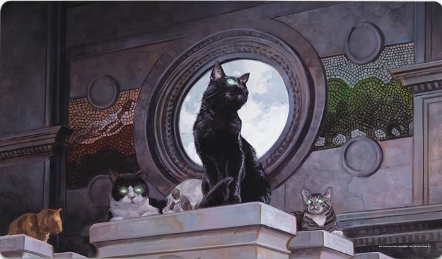 Temple Cats (David Palumbo)プレイマット
