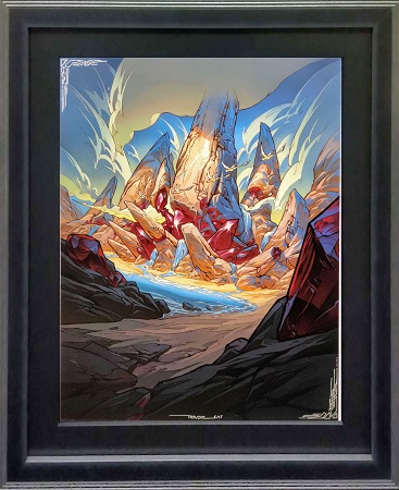 Raugrin Triome (Giclée 6/25) by Robbie Trevino from Ikoria: Lair of Behemoths Variants