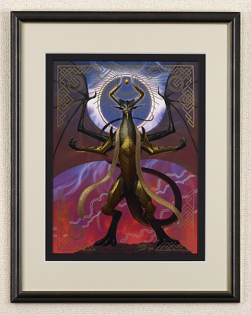 Nicol Bolas, Dragon-God (Giclée 2/10) by Yuji Kaida from War of the Spark Alt Art