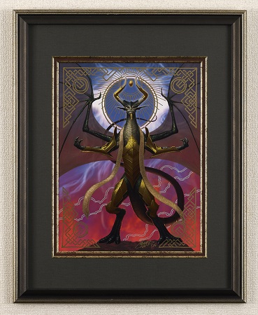 Nicol Bolas, Dragon-God (Giclée 5/10) by Yuji Kaida from War of the Spark Alt Art