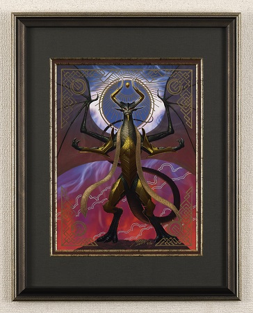 Nicol Bolas, Dragon-God (Giclée 6/10) by Yuji Kaida from War of the Spark Alt Art