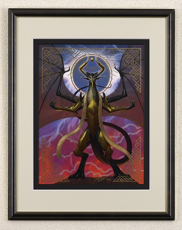Nicol Bolas, Dragon-God (Giclée 7/10) by Yuji Kaida from War of the Spark Alt Art