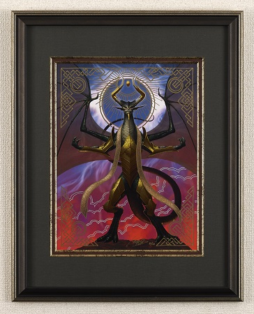 Nicol Bolas, Dragon-God (Giclée 8/10) by Yuji Kaida from War of the Spark Alt Art