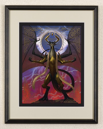 Nicol Bolas, Dragon-God (Giclée 9/10) by Yuji Kaida from War of the Spark Alt Art