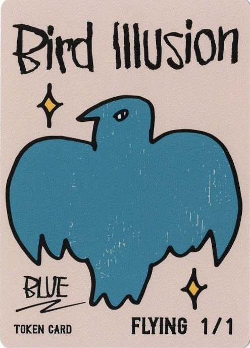 《鳥・イリュージョントークン/Bird Illusion Token》 (つ な)