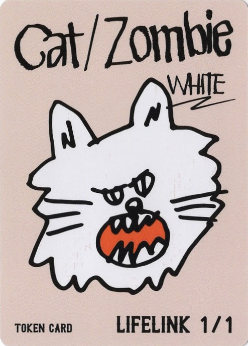 《猫・ゾンビトークン/Cat Zombie Token》 (つ な)