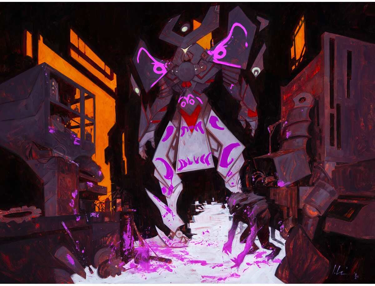 Akki War Paint by Jeremy Wilson from Kamigawa: Neon Dynasty (Backorder)