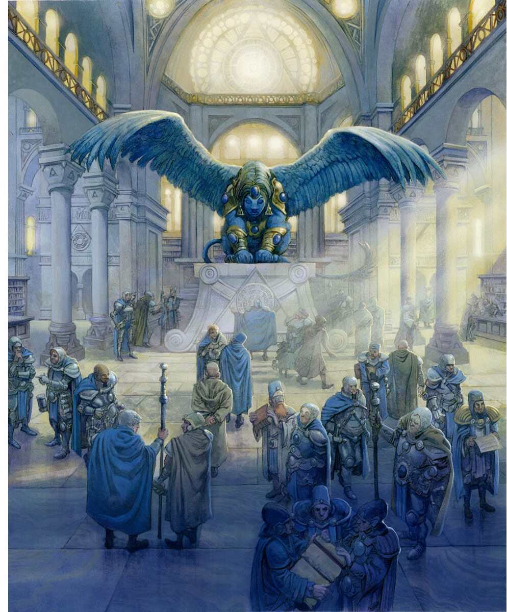 Azorius Chancery by Carl Critchlow from Double Masters 2022 Variants (Backorder)
