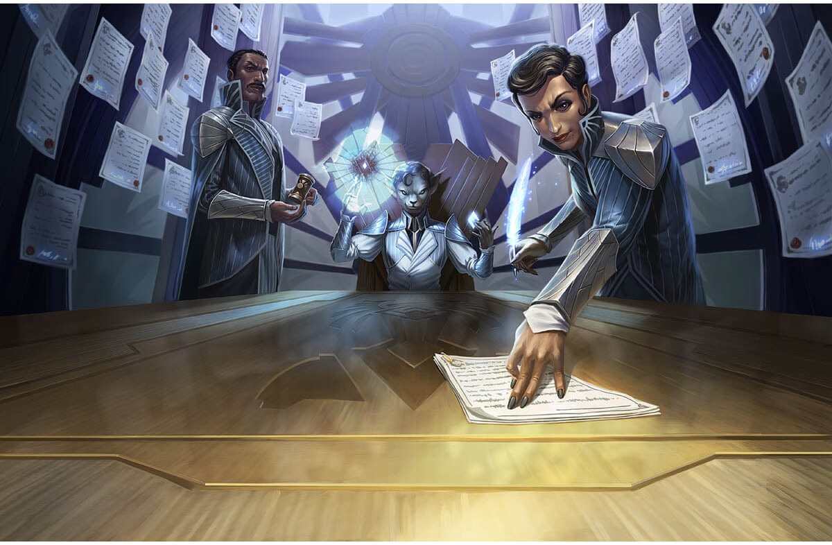 Brokers Confluence by Brian Valeza from Streets of New Capenna Commander (Backorder)