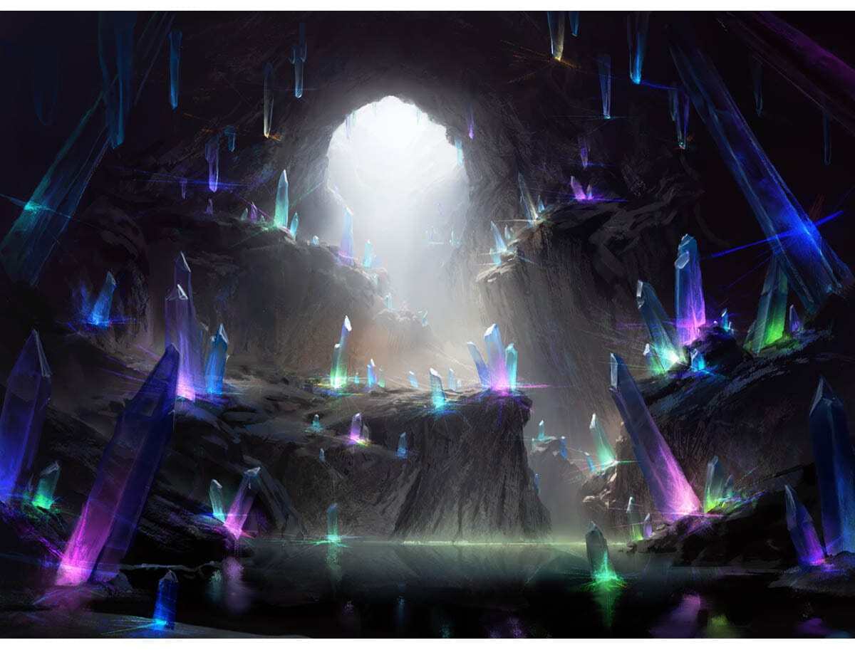 Crystal Grotto by Piotr Dura from Dominaria: United (Backorder)
