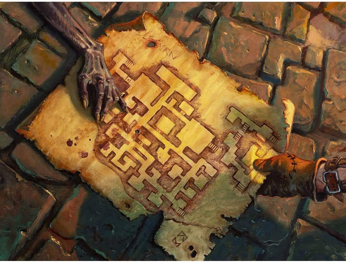 Dungeon Map by Aaron Miller from Adventures in the Forgotten Realms