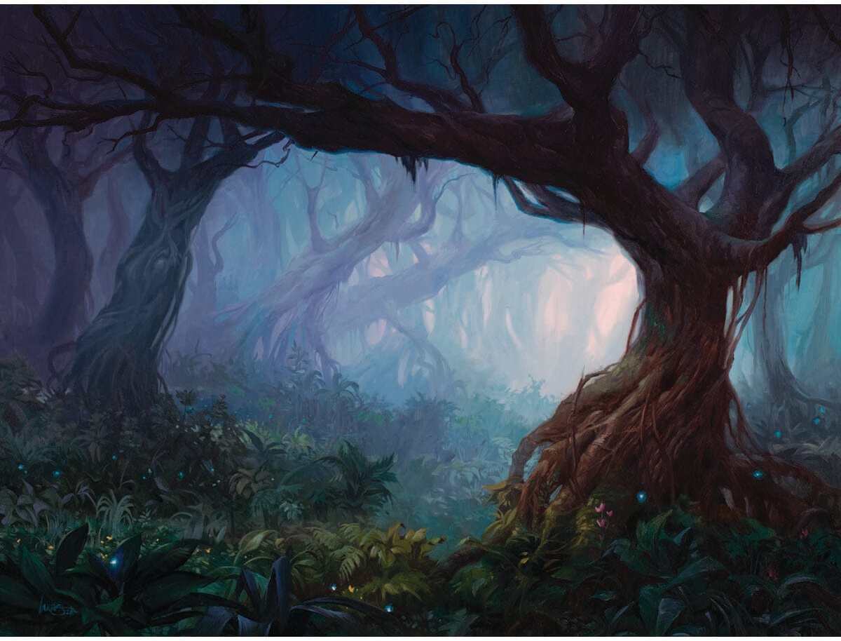 Forest by Lucas Graciano from Commander Legends: Battle for Baldur's Gate Variants (Backorder)