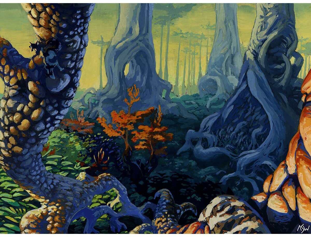 Forest by Anthony S. Waters from Urza's Saga (Backorder)