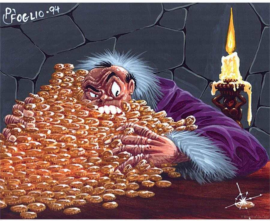 Greed by Phil Foglio from Legends (Backorder)
