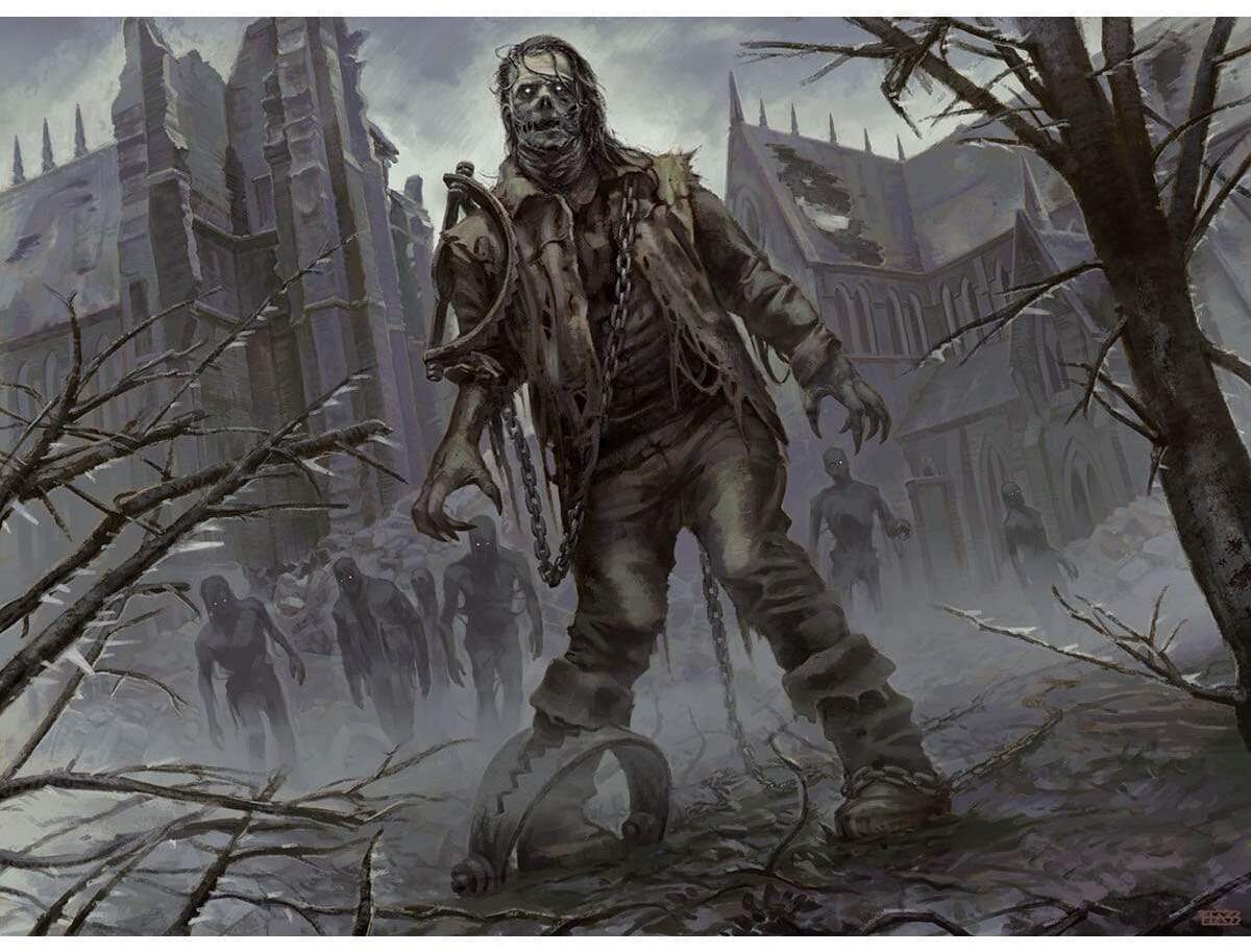 Hobbling Zombie by Josh Hass from Innistrad: Midnight Hunt (Backorder)