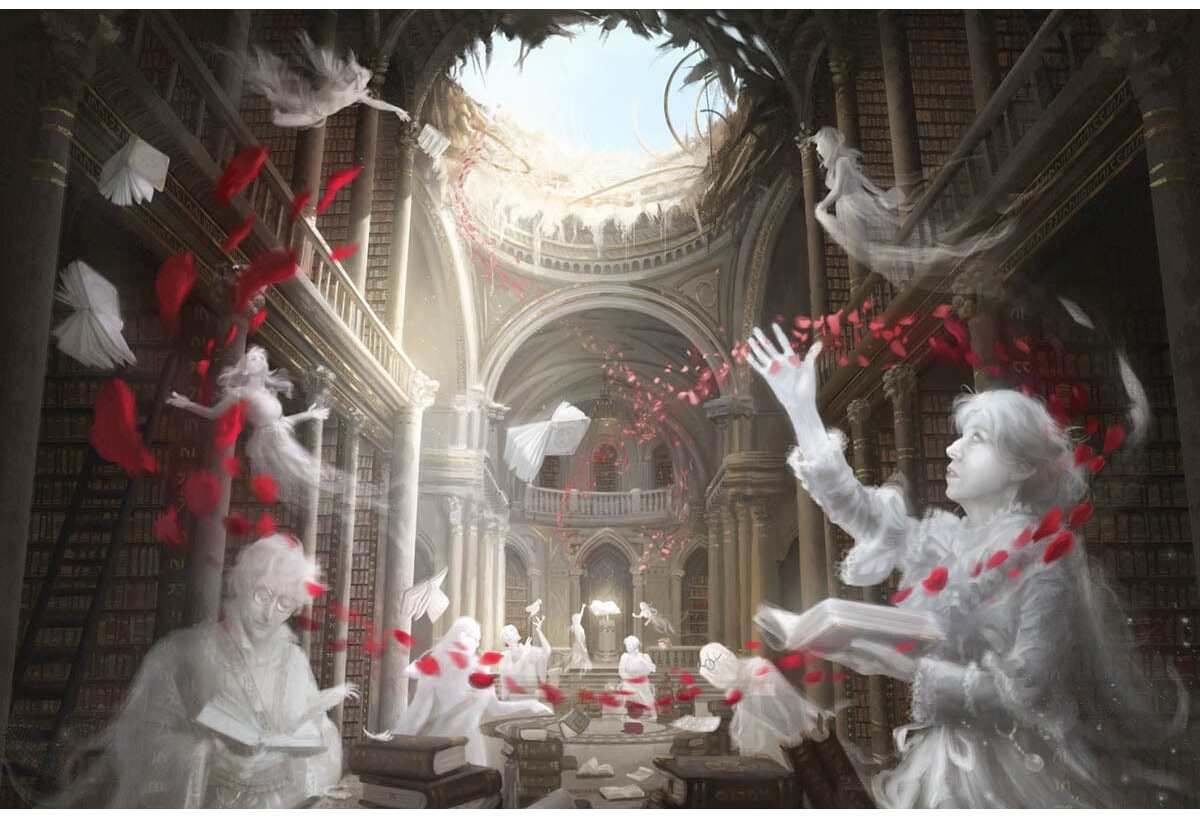 Haunted Library by Justyna Dura from Innistrad: Crimson Vow Commander (Backorder)