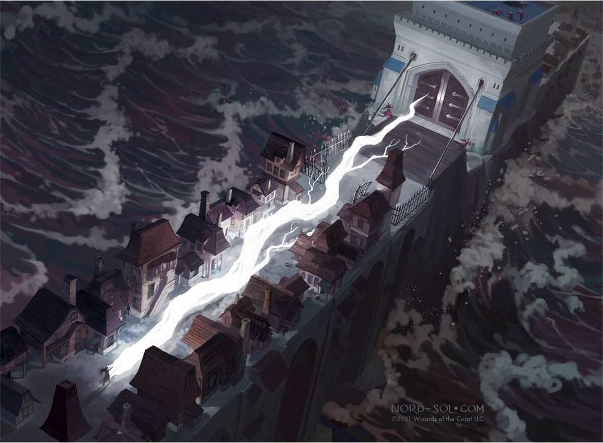 Lightning Bolt by Irina Nordsol from Commander Legends: Battle for Baldur's Gate (Backorder)