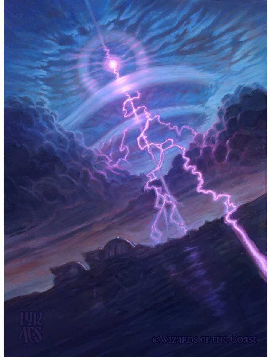 Lightning Bolt by Chuck Lukacs from Double Masters 2022 Variants (Backorder)
