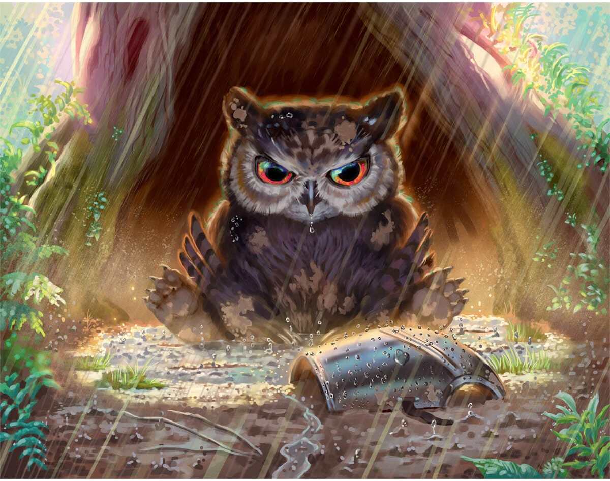 Owlbear Cub by Ernanda Souza from Commander Legends: Battle for Baldur's Gate (Backorder)