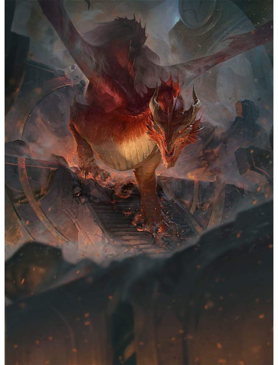 Red Dragon by Rudy Siswanto from Adventures in the Forgotten Realms Variants (Backorder)