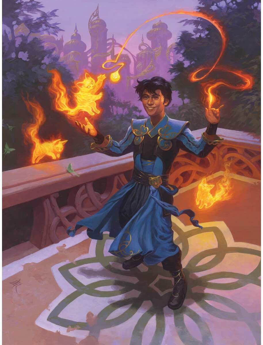 Young Pyromancer by Steve Prescott from Double Masters 2022 Variants (Backorder)