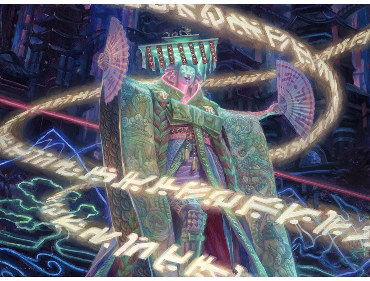Satsuki, the Living Lore by Ryan Pancoast from Kamigawa: Neon Dynasty (Backorder)