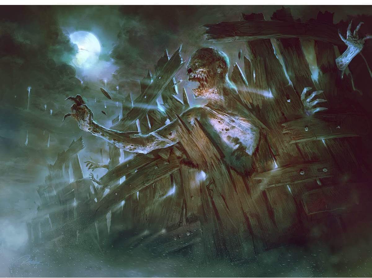 Siege Zombie by Johann Bodin from Innistrad: Midnight Hunt (Backorder)