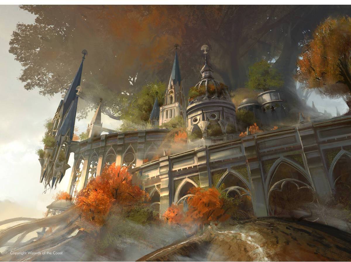 Temple Garden by Titus Lunter from Guilds of Ravnica