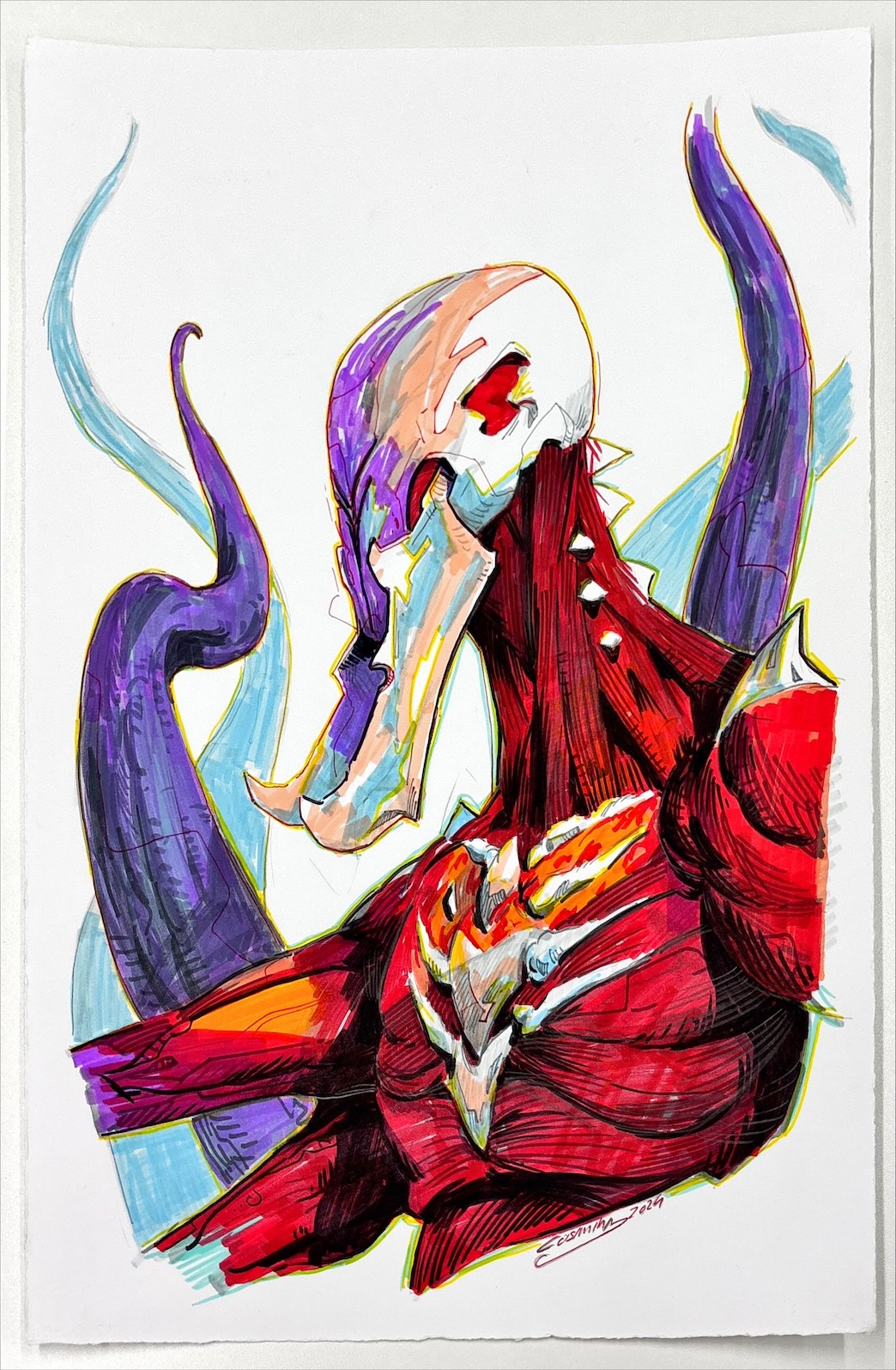 絶え間ない飢餓、ウラモグ（1/1 リペイント）（Cosmin Podar）統率者マスターズ特殊カードより