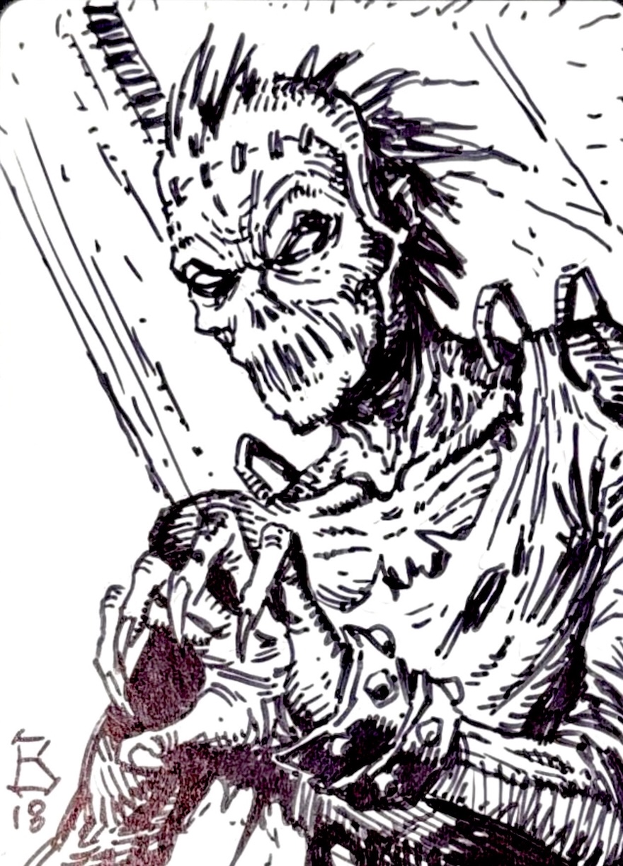 Thomas M. Baxa Artist Proof // Zombie Cutthroat