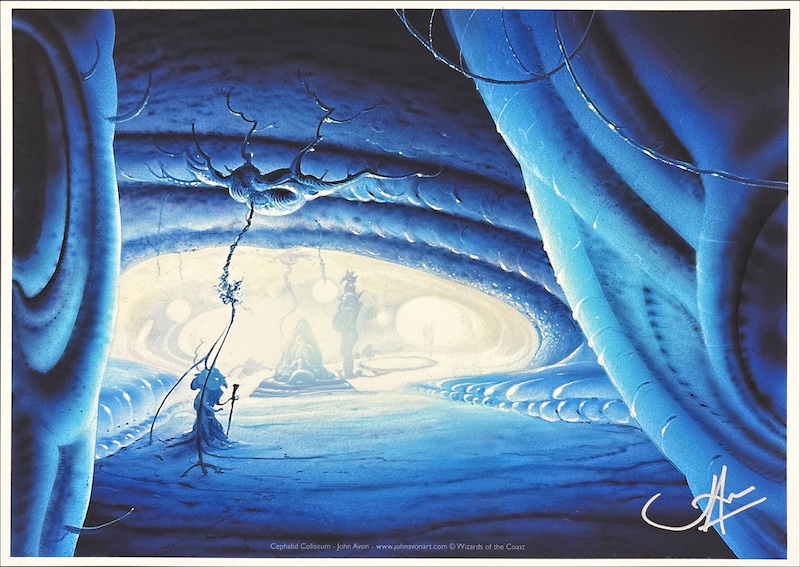 セファリッドの円形競技場（サイン入り）（John Avon）オデッセイより