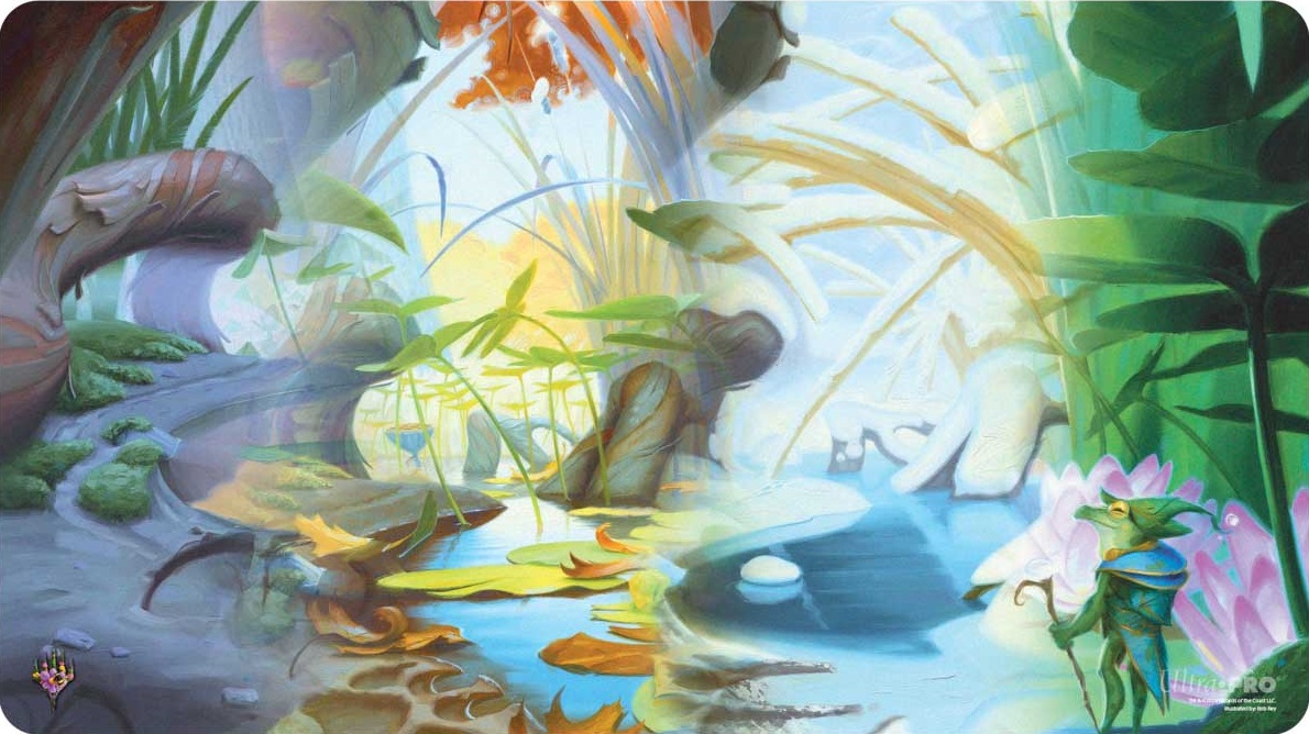 Bloomburrow Season Lands: Island (Four Seasons) Playmat