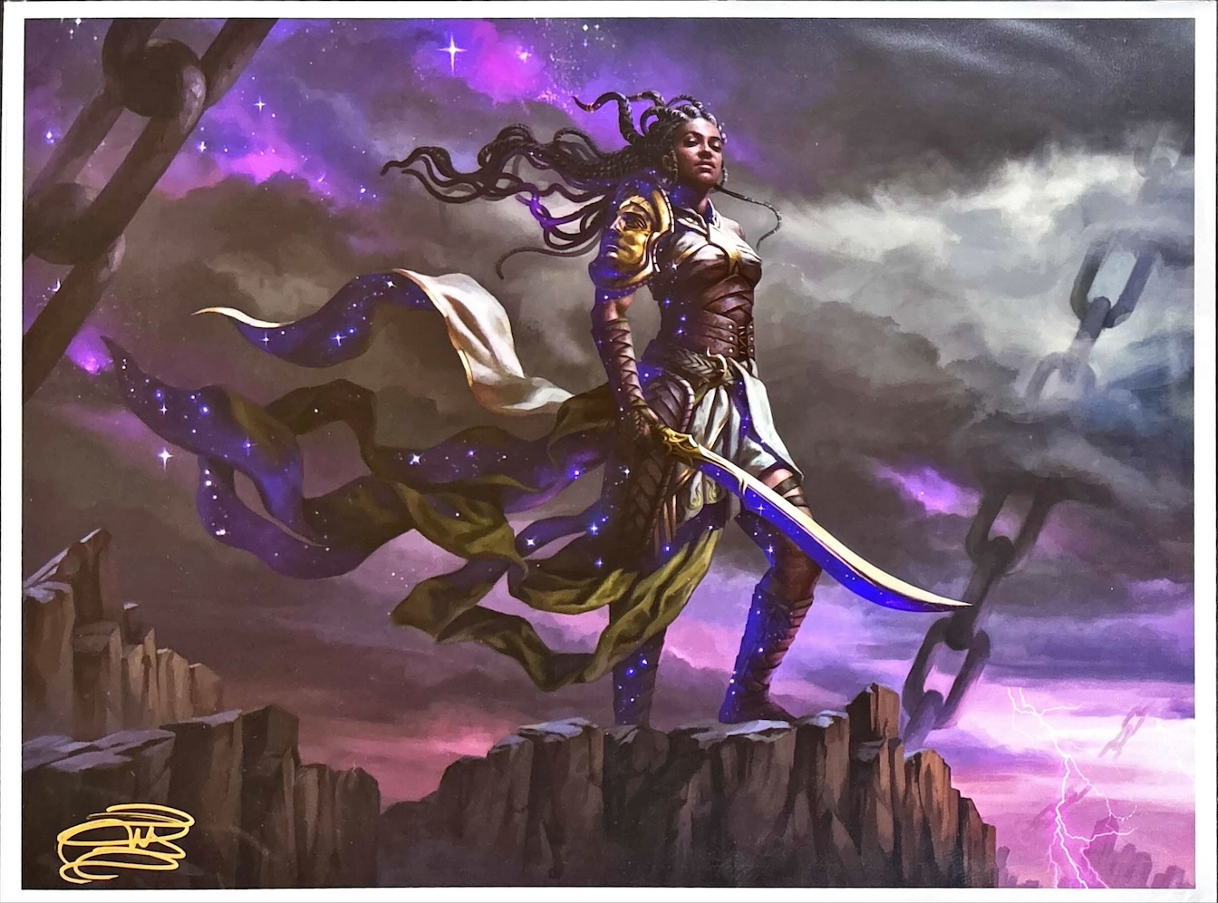 エレボスの手、アニクテア（サイン入り）（Magali Villeneuve）統率者マスターズ統率者より