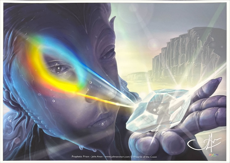 予言のプリズム（サイン入り）（John Avon）エルドラージ覚醒より