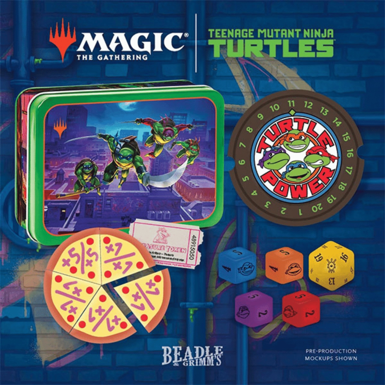 Teenage Mutant Ninja Turtles - Token Set