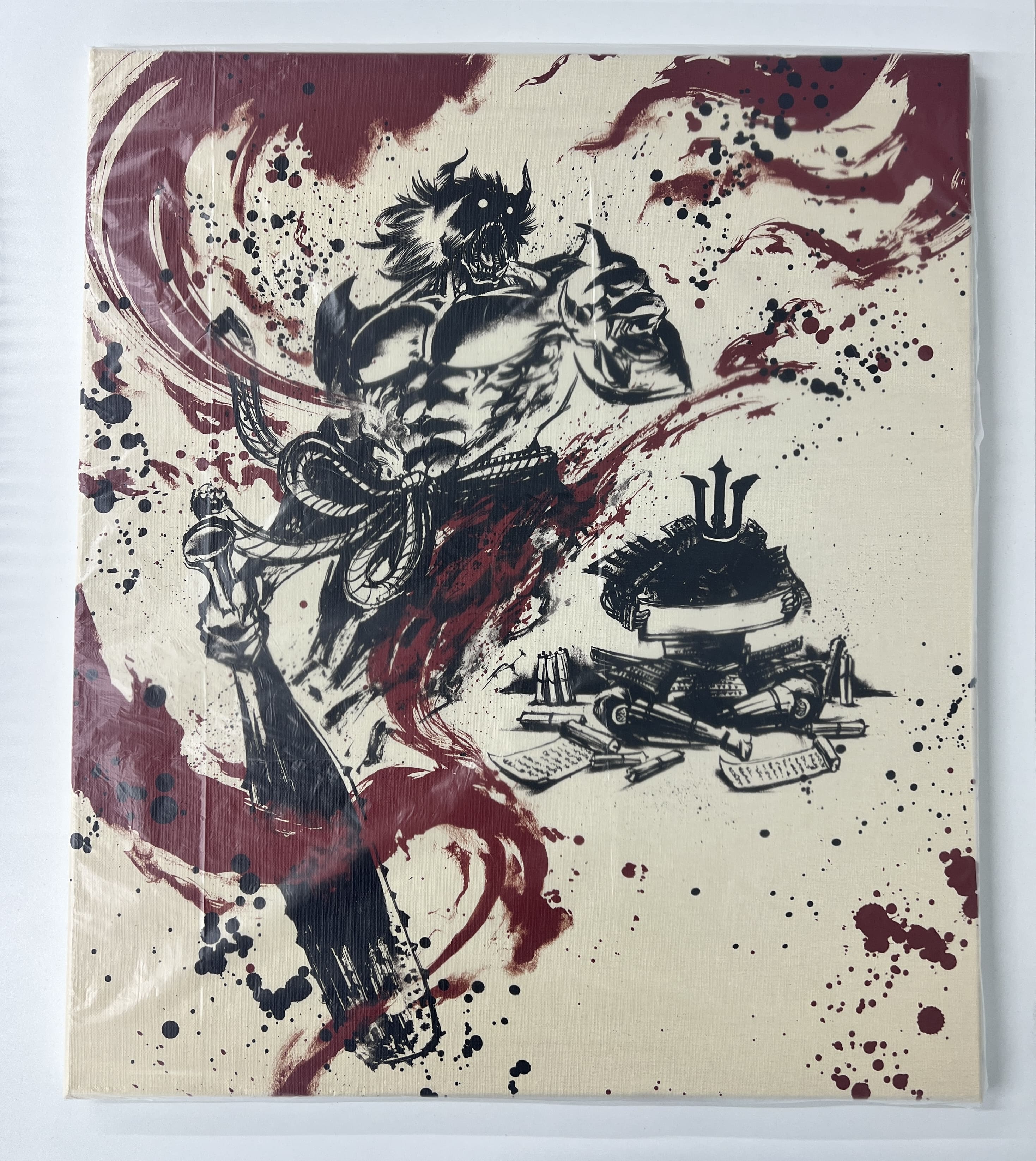 悪魔の教示者（キャンバスプリント）（Sumie Okazu）ミスティカルアーカイブ別絵カードより