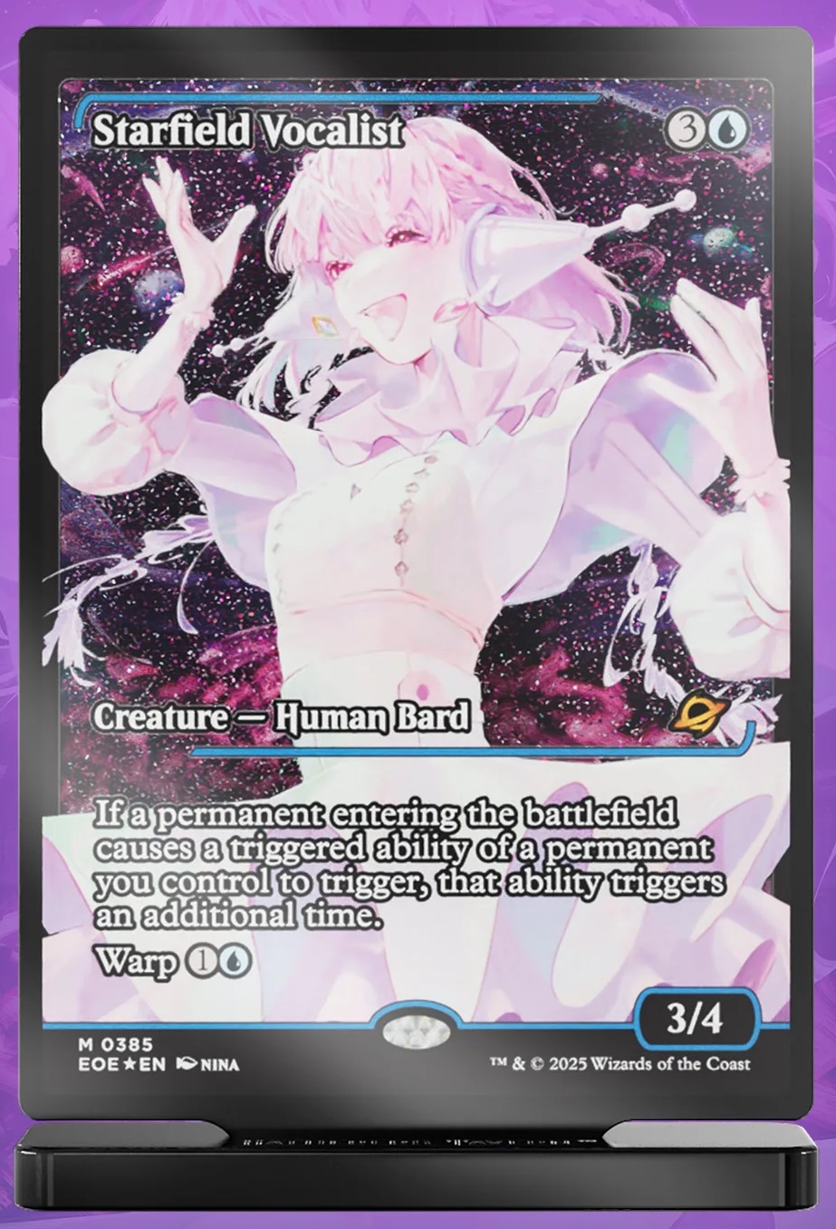 Starfield Vocalist Slab Standee