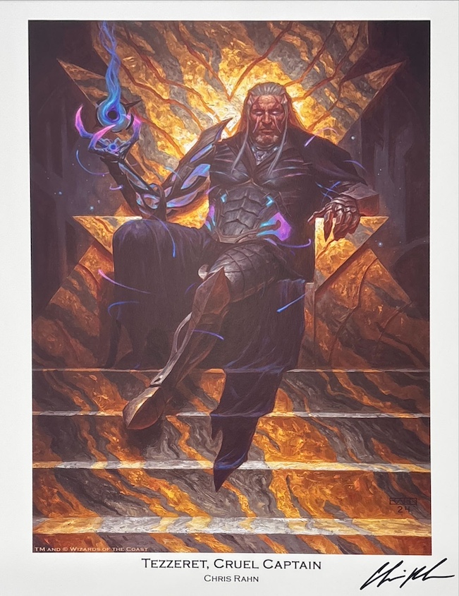 Tezzeret, Cruel Captain (Signed) by Chris Rahn from Edge of Eternities