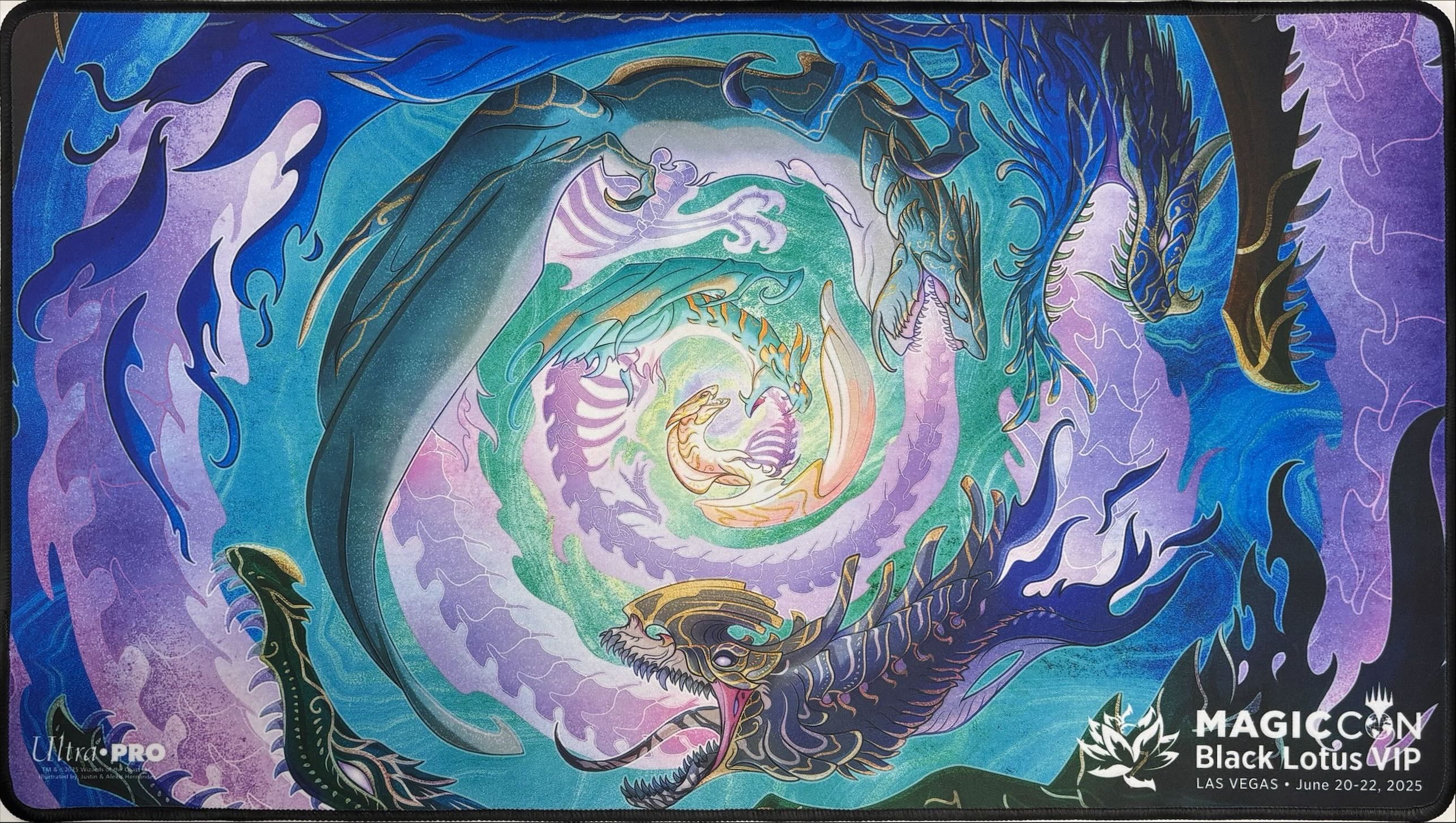 生を産む死（MagicCon Las Vegas：BlackLotusVIP）プレイマット（ステッチ）