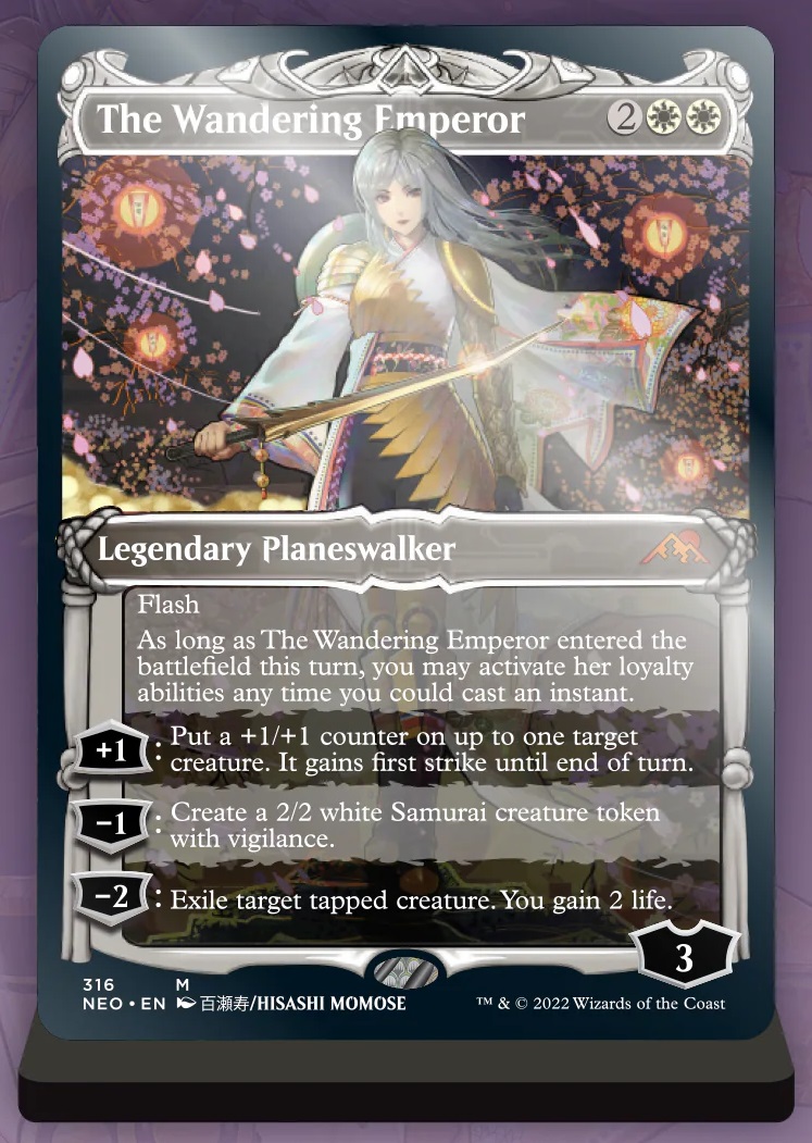 The Wandering Emperor Slab Standee