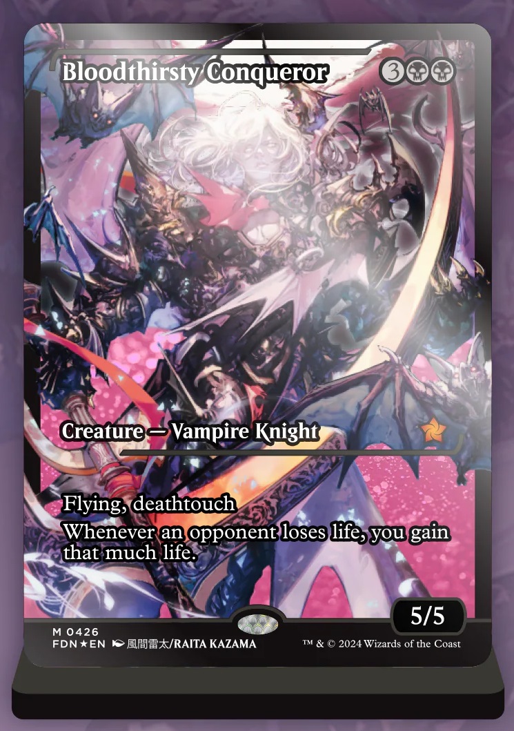 Bloodthirsty Conqueror Slab Standee