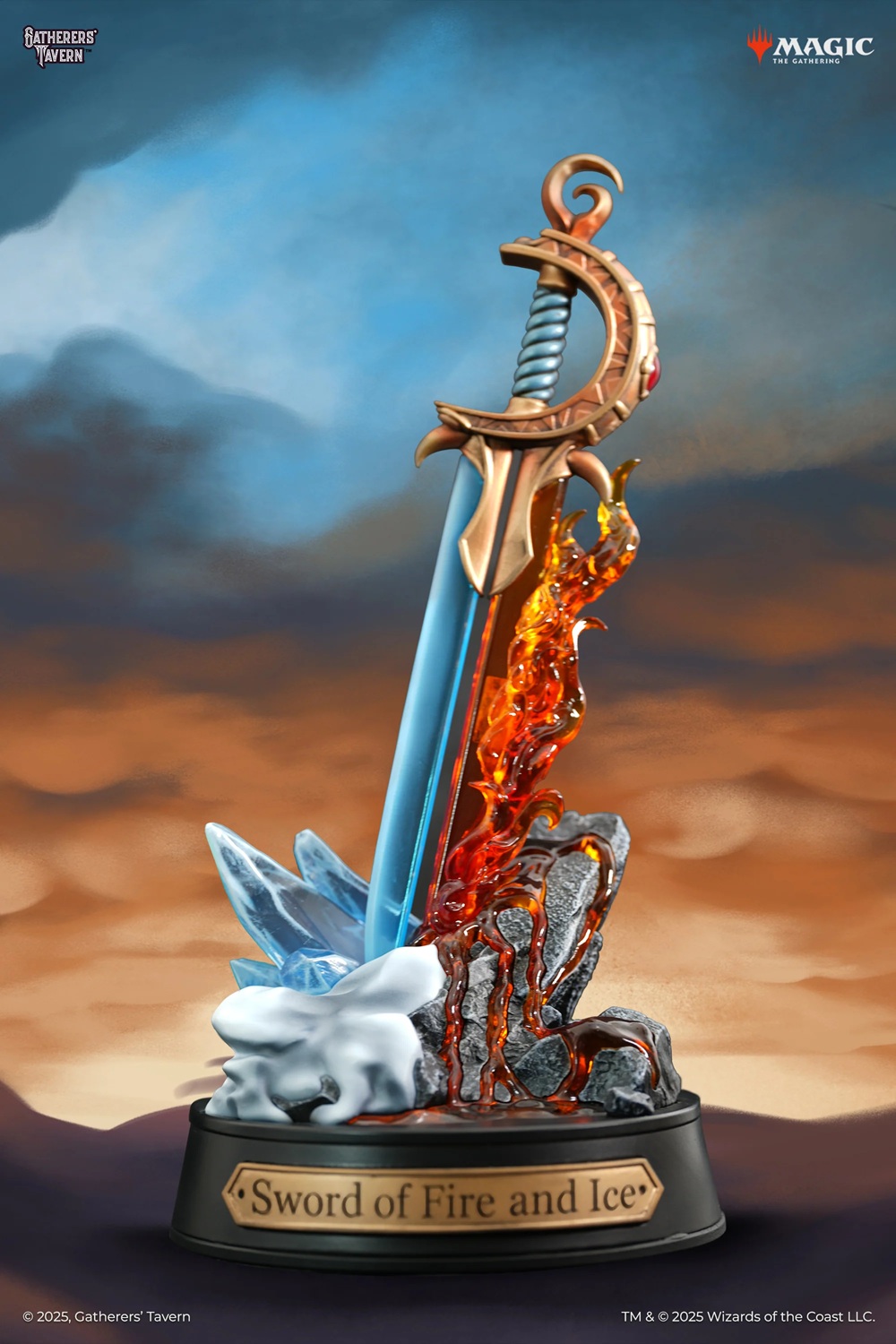 Sword Of Fire and Ice statue (H26.5cm)