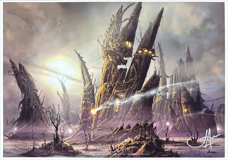 ダクムーアの回収場（サイン入り）（John Avon）未来予知より