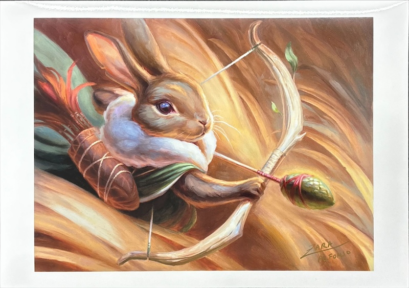 短弓（サイン入り）（Zara Alfonso）ブルームバロウより