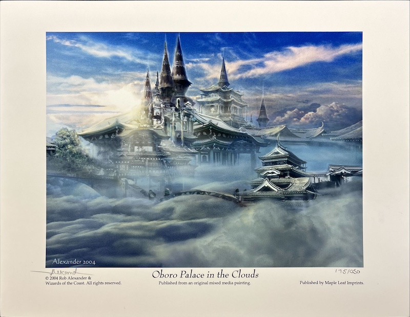 MTG 寺院の庭 複製原画 アートプリント サインド Rob Alexander MTG 寺院の庭 複製原画 アートプリント サインド Rob Alexander