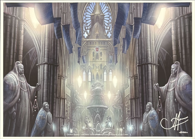 オルゾフの聖堂（サイン入り）（John Avon）ギルドパクトより