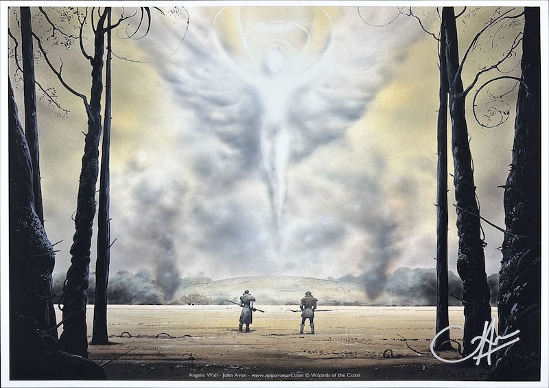 天使の壁（サイン入り）（John Avon）オデッセイより