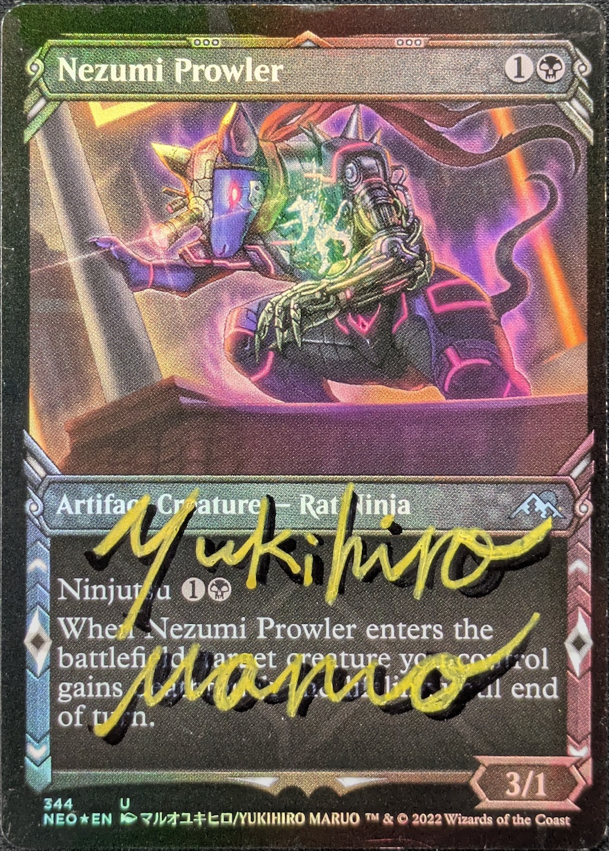 MTG Nezumi Prowler サイン入り アーティストプルーフ MTG専門店|東京MTG】MTGカード・アート通販サイト