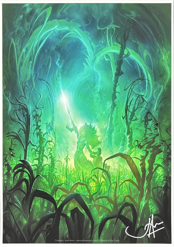 耕作（サイン入り）（John Avon）Friday Night Magicより